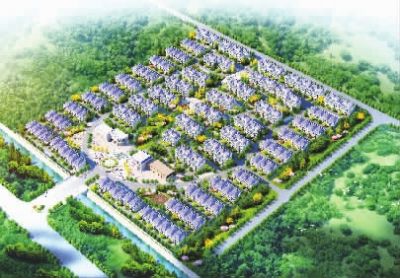安置小區(qū)。（效果圖）